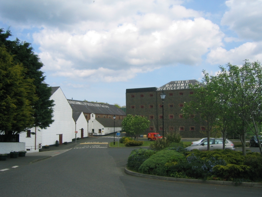 Old Bushmills Distillery in the town of Bushmills in County Antrim, Northern Ireland.